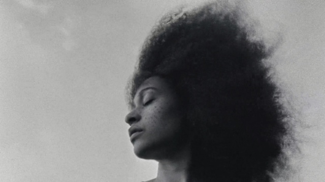 Video Reference: photograph, black and white, monochrome photography, photography, forehead, monochrome, black hair, sky, portrait, girl, Person