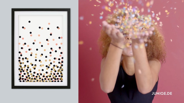 Video Reference: Pink, Design, Confetti, Hand, Pattern, Finger, Graphic design, Glitter, Art