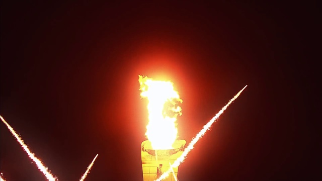 Video Reference: Heat, Flame, Light, Fire, Gas flare, Night, Flare, Vehicle
