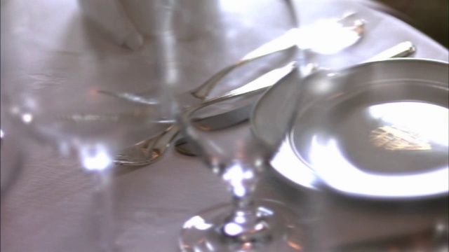 Video Reference: Glass, Stemware, Transparent material, Tableware, Drinkware, Wine glass, Silver, Serveware, Household silver, Metal