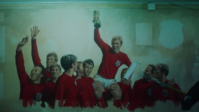 Video Reference: green, art, fun, painting, visual arts, mural, world, Person