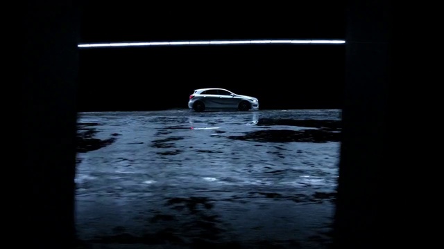 Video Reference: Black, Water, Vehicle, Darkness, Automotive design, Car, Calm, Sea, Vehicle door, Reflection