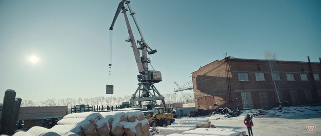 Video Reference: Crane, Construction equipment, Vehicle, Construction, Metal