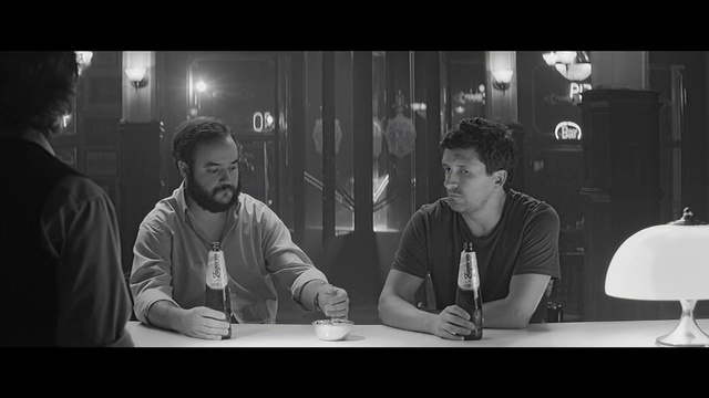 Video Reference: Photograph, Black, Snapshot, Monochrome, Black-and-white, Photography, Conversation, Sitting, Fun, Monochrome photography, Person