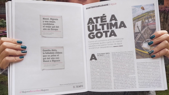 Video Reference: Text, Font, Newsprint, Design, Publication, Magazine, Graphic design, Material property, Newspaper, Media