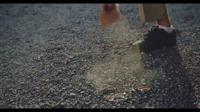 Video Reference: Soil, Asphalt, Road surface, Leg, Brown, Footwear, Shoe, Floor, Foot, Human leg