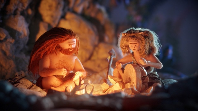 Video Reference: Nativity scene, Human, Sky, Interior design, Christmas decoration, Mythology, Fire, Fictional character, Heat, Art