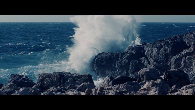 Video Reference: sea, wave, ocean, wind wave, coastal and oceanic landforms, geological phenomenon, sky, coast, promontory, rock, Person