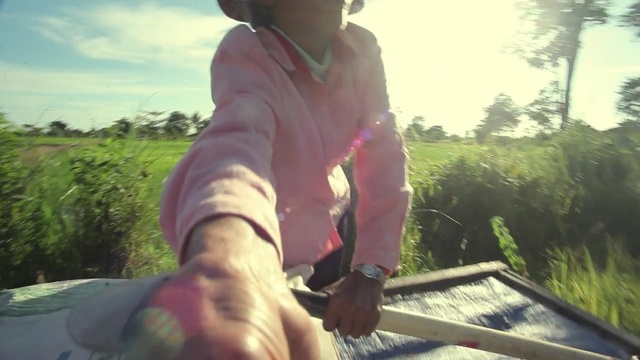 Video Reference: vertebrate, grass, fun, sunlight, tree, arm, hand, girl, mouth, finger
