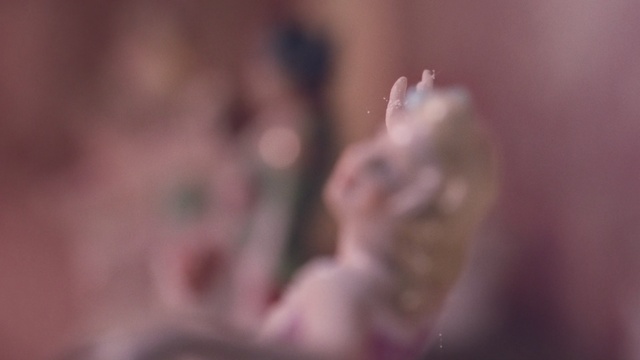 Video Reference: Photograph, Skin, Pink, Close-up, Nose, Hand, Beauty, Macro photography, Cheek, Photography