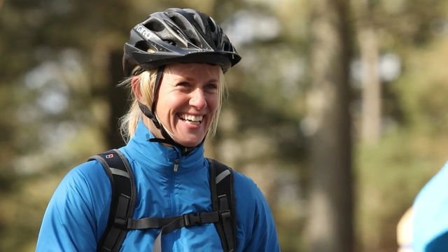 Video Reference: helmet, bicycle helmet, headgear, bicycle clothing, outdoor recreation, personal protective equipment, mountain bike, adventure, bicycles equipment and supplies, cycling, Person