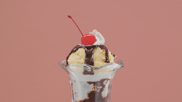 Video Reference: Ice cream, Sundae, Frozen dessert, Food, Dessert, Gelato, Milkshake, Knickerbocker glory, Dairy, Cream