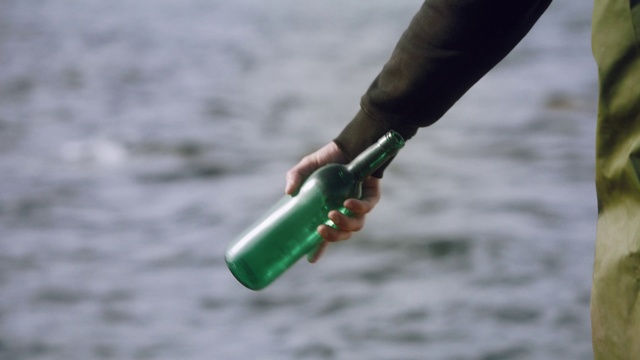 Video Reference: Green, Water, Footwear, Hand, Finger, Bottle, Shoe, Nail