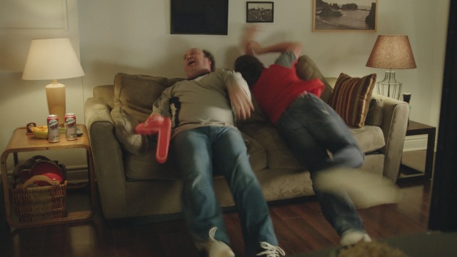 Video Reference: furniture, room, mammal, couch, sitting, girl, leg, interaction, fun, interior design