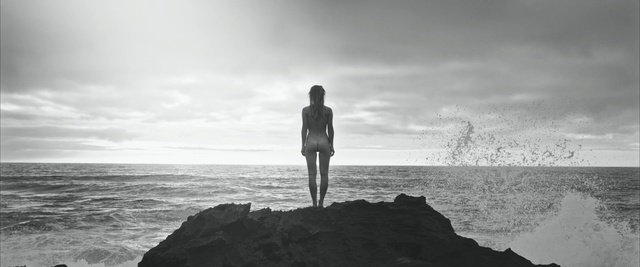 Video Reference: People in nature, White, Photograph, Black, Sea, Standing, Horizon, Sky, Ocean, Water, Person