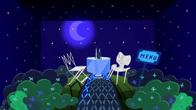 Video Reference: Majorelle blue, Sky, Space, Illustration, Animation, Night, Screenshot, Games