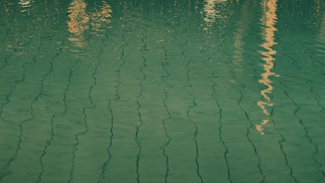Video Reference: Green, Water, Aqua, Blue, Turquoise, Water resources, Reflection, Swimming pool, Leisure, Floor