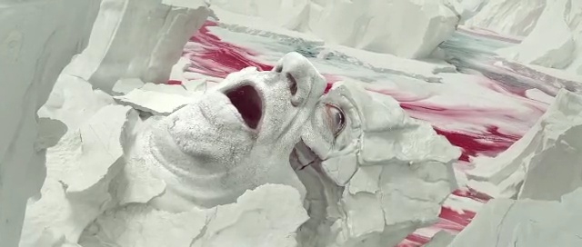 Video Reference: white, ice, material, art, watercolor paint, fictional character