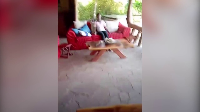 Video Reference: Photograph, Pink, Floor, Room, Property, Furniture, Table, Flooring, Chair, Hardwood