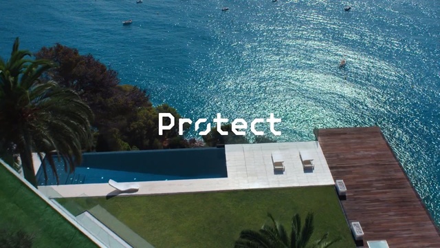 Video Reference: property, swimming pool, water, leisure, real estate, house, vacation, sky, roof, estate, Person