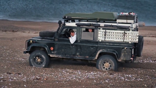 Video Reference: Land vehicle, Vehicle, Car, Off-road vehicle, Land rover defender, Off-roading, Automotive tire, Automotive exterior, Land rover series, Hardtop