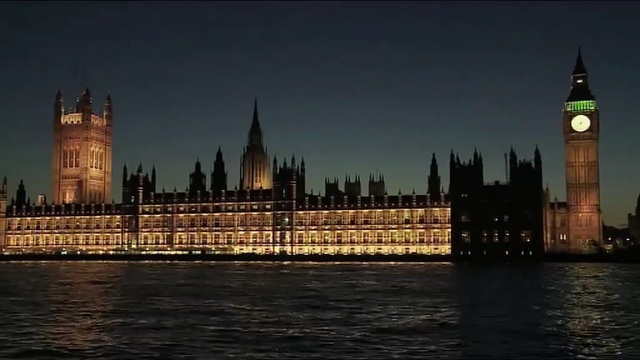Video Reference: Landmark, Clock tower, City, Night, Government, Architecture, Building, Waterway, Human settlement, Water