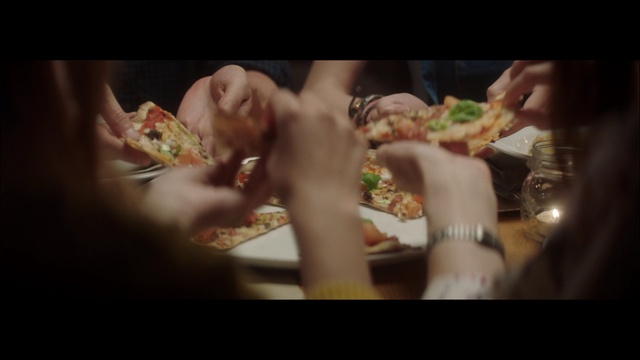 Video Reference: finger, hand, nail, eating, arm, human, girl, dish