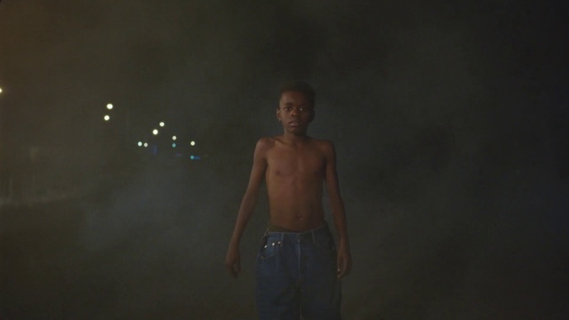 Video Reference: Barechested, Standing, Atmospheric phenomenon, Darkness, Human, Arm, Chest, Photography, Muscle, Atmosphere
