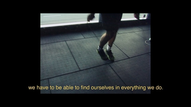 Video Reference: black, mode of transport, leg, snapshot, human leg, floor, darkness, photo caption, foot, black hair