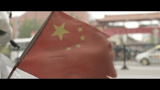 Video Reference: Photograph, Red, Snapshot, Mode of transport, Tree, Flag, Triangle, Design, Hand, Photography, Person