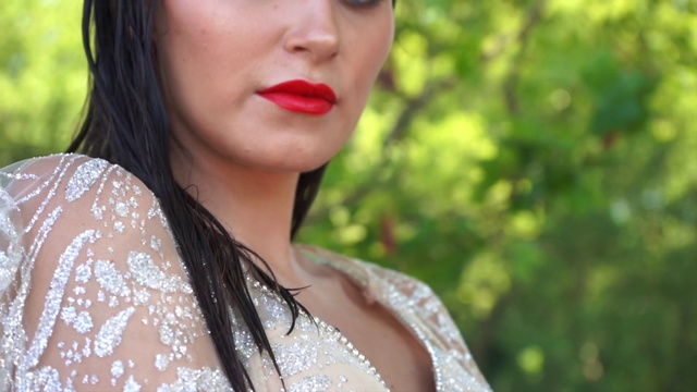 Video Reference: Hair, Lip, Skin, Beauty, Hairstyle, Chin, Cheek, Black hair, Lipstick, Close-up