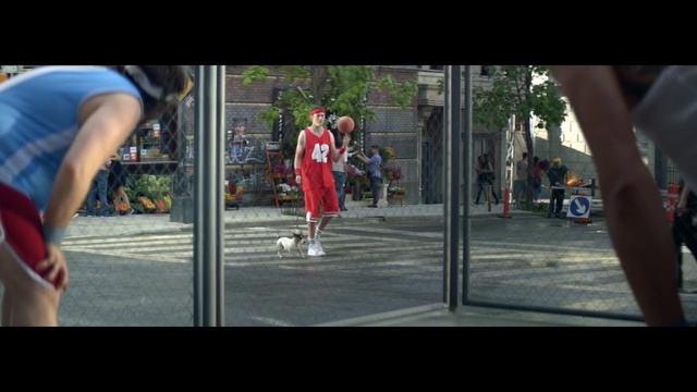 Video Reference: red, games, player, sports, structure, recreation, street, fun, physical fitness, competition event