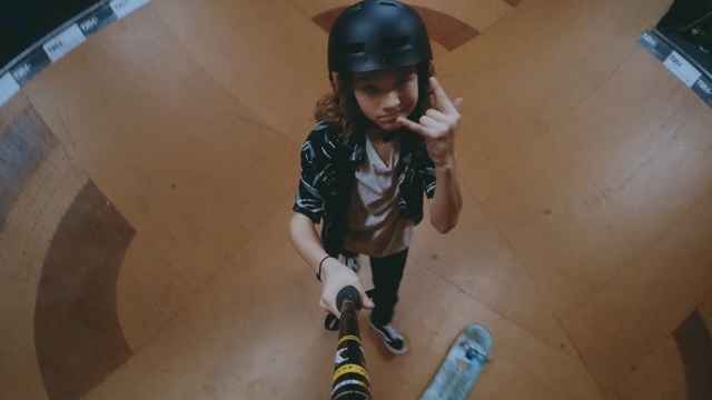 Video Reference: headgear, sports equipment, recreation, fun, skateboarding equipment and supplies, adventure