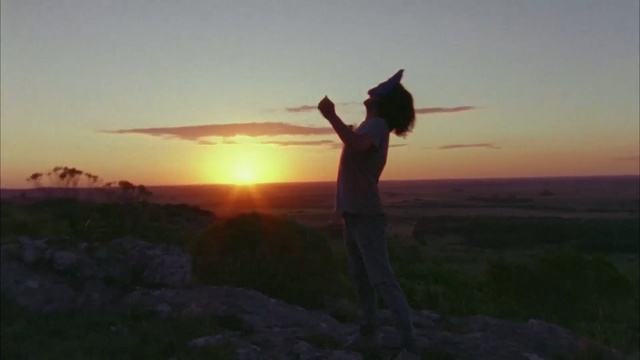 Video Reference: Sky, Photograph, Sunrise, Morning, Standing, Horizon, Sunset, Ecoregion, Cloud, Sunlight