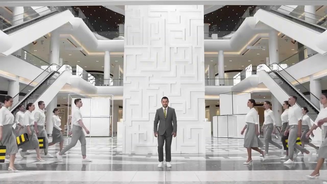 Video Reference: Building, Lobby, Fashion, Architecture, Shopping mall, Interior design, Daylighting