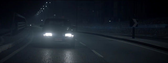 Video Reference: atmosphere, road, night, infrastructure, mode of transport, darkness, light, lane, fog, screenshot