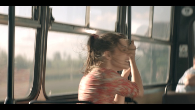 Video Reference: Shoulder, Window, Hand, Blond, Human, Fun, Sunlight, Muscle, Long hair, Neck