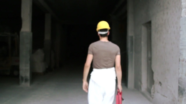 Video Reference: white, fashion, snapshot, standing, human, gentleman, performance art, runway, fashion design, fun, Person