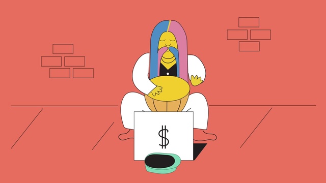 Video Reference: Cartoon, Illustration, Animation, Art, Animated cartoon, Sitting, Graphic design, Icon