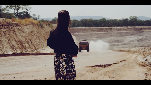 Video Reference: girl, water, sand, sky, soil, landscape, sunlight, fun, vacation, Person