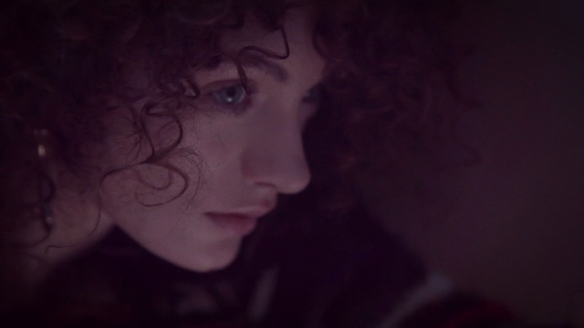 Video Reference: face, nose, darkness, beauty, head, girl, eye, portrait, lip, close up