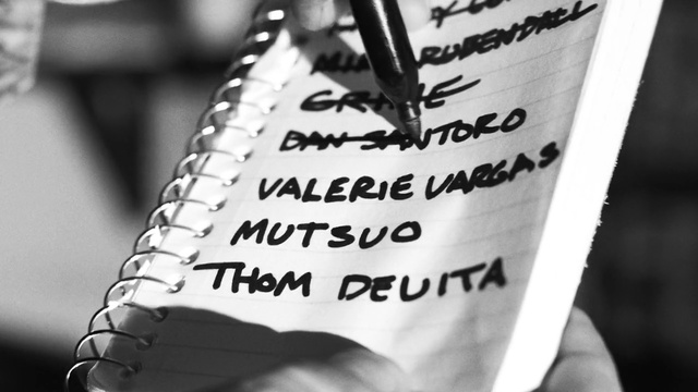Video Reference: black and white, text, monochrome photography, font, photography, monochrome, arm, brand, Person