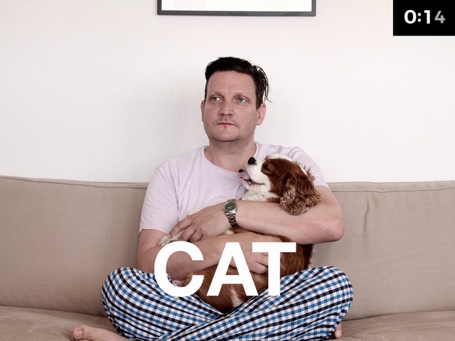 Video Reference: Sitting, Arm, Muscle, Photography, Neck, Child, Abdomen, Canidae, Stomach, Furniture