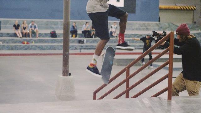 Video Reference: ice rink, skateboard, skateboarding, skateboarding equipment and supplies, skateboarder, skating, sports equipment, recreation, leisure, competition, Person