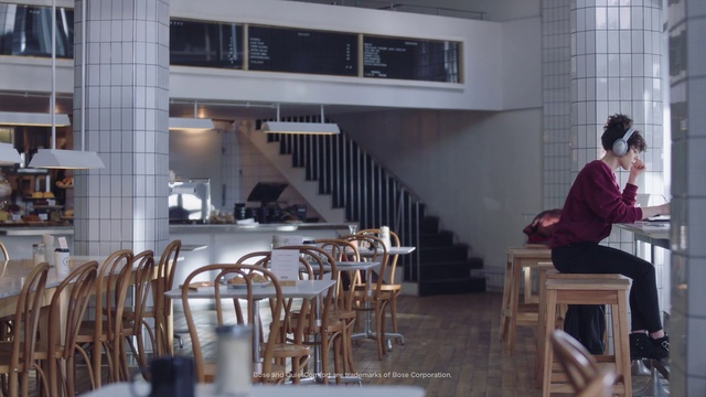 Video Reference: Restaurant, Room, Table, Furniture, Coffeehouse, Architecture, Building, Chair, Interior design, Café