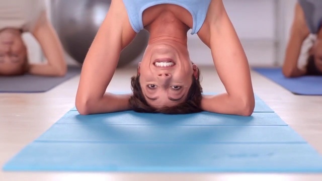 Video Reference: Physical fitness, Arm, Muscle, Mat, Individual sports, Leg, Joint, Neck, Yoga, Yoga mat