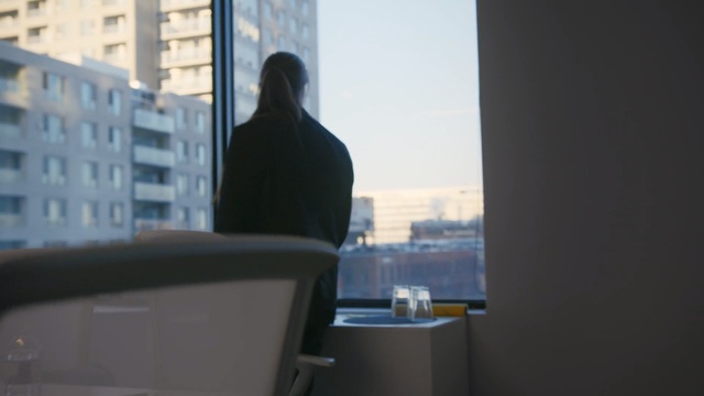 Video Reference: window, technology, building, glass, angle, sky, daylighting, Person