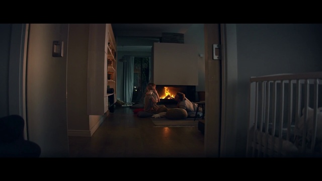 Video Reference: Heat, Fireplace, Room, Lighting, Hearth, House, Darkness, Floor, Wood-burning stove, Home