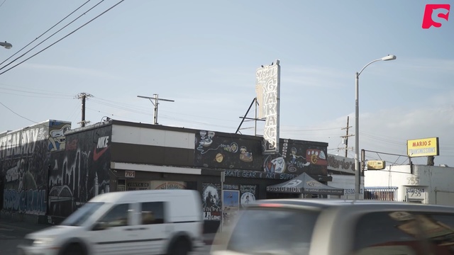 Video Reference: car, transport, vehicle, road, building, advertising, city, sky