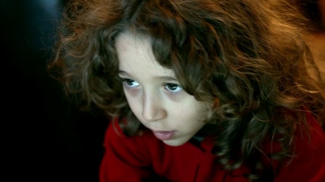 Video Reference: hair, human hair color, nose, girl, cheek, eye, forehead, close up, brown hair, black hair, Person